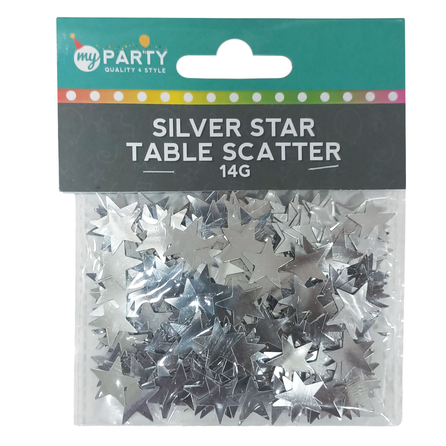 Confetti Stars - Silver Image