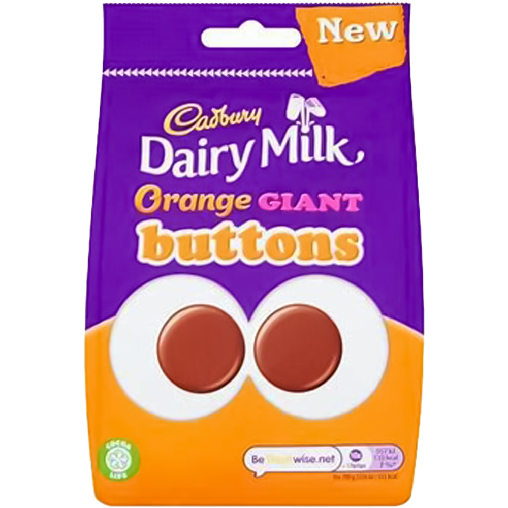 Cadbury Dairy Milk Orange Buttons 110g Image