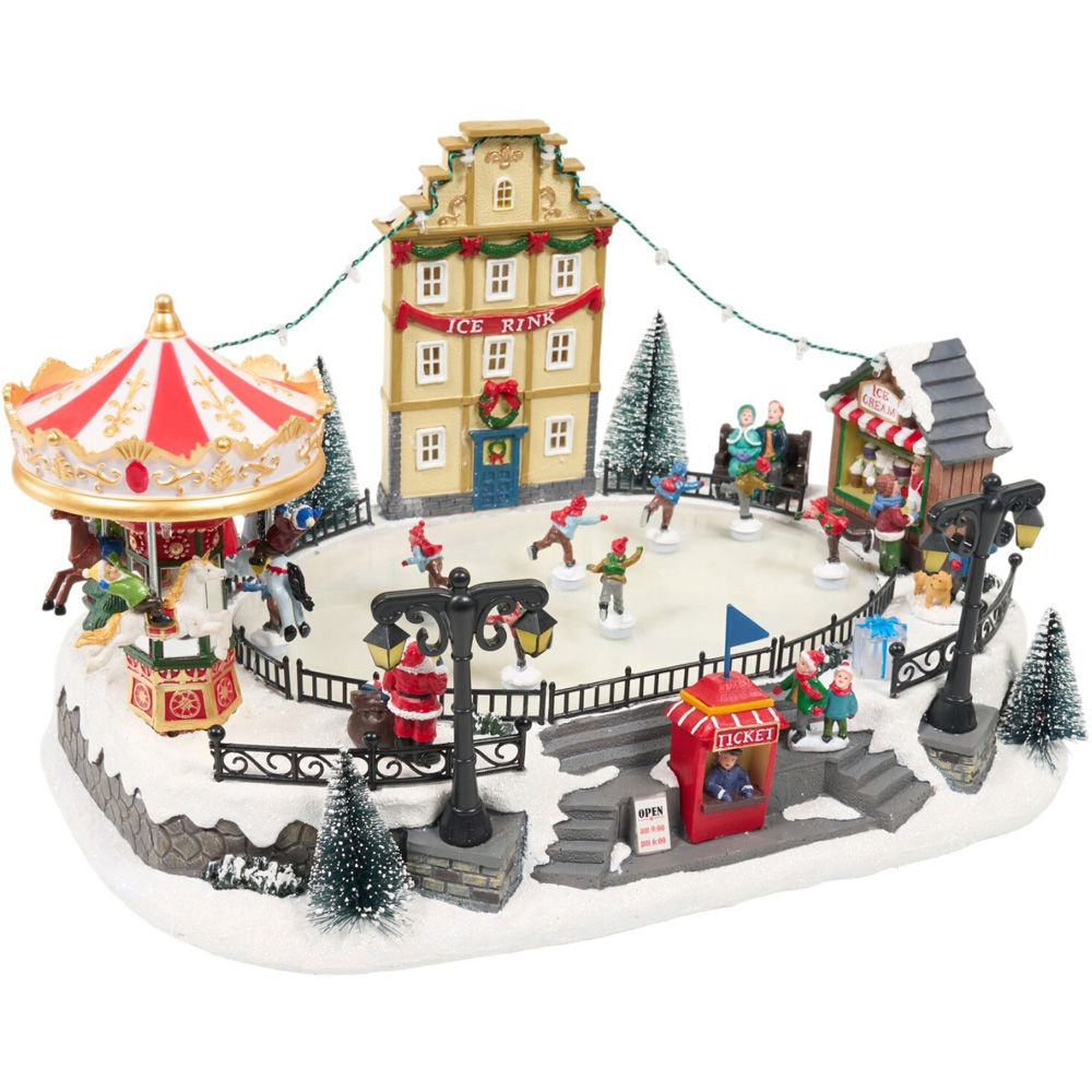 Ice Skating Christmas Model Image 7