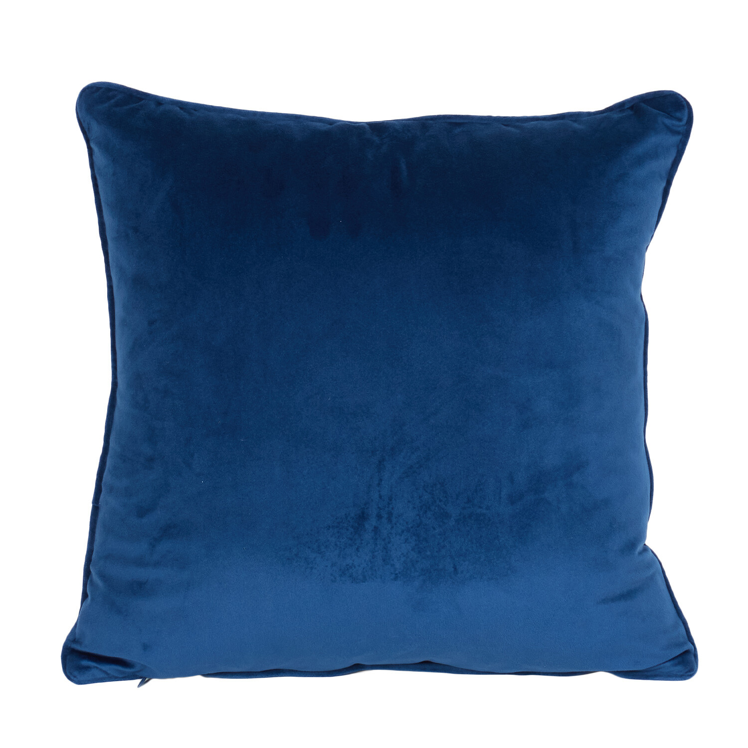 Peacock Metallic Cushion - Blue Image 2
