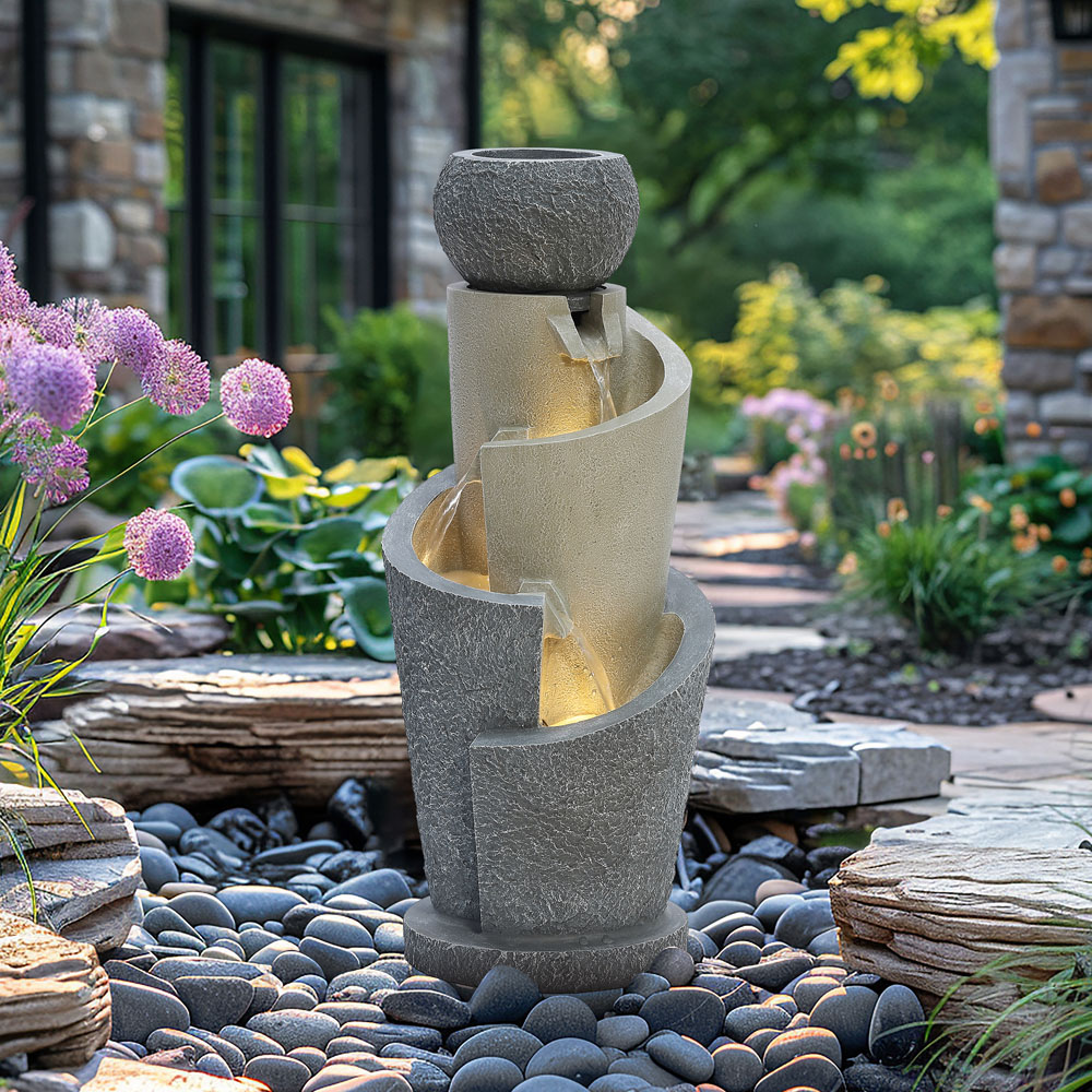 Charles Bentley Seine Mains Powered Cascading Water Feature Image 2