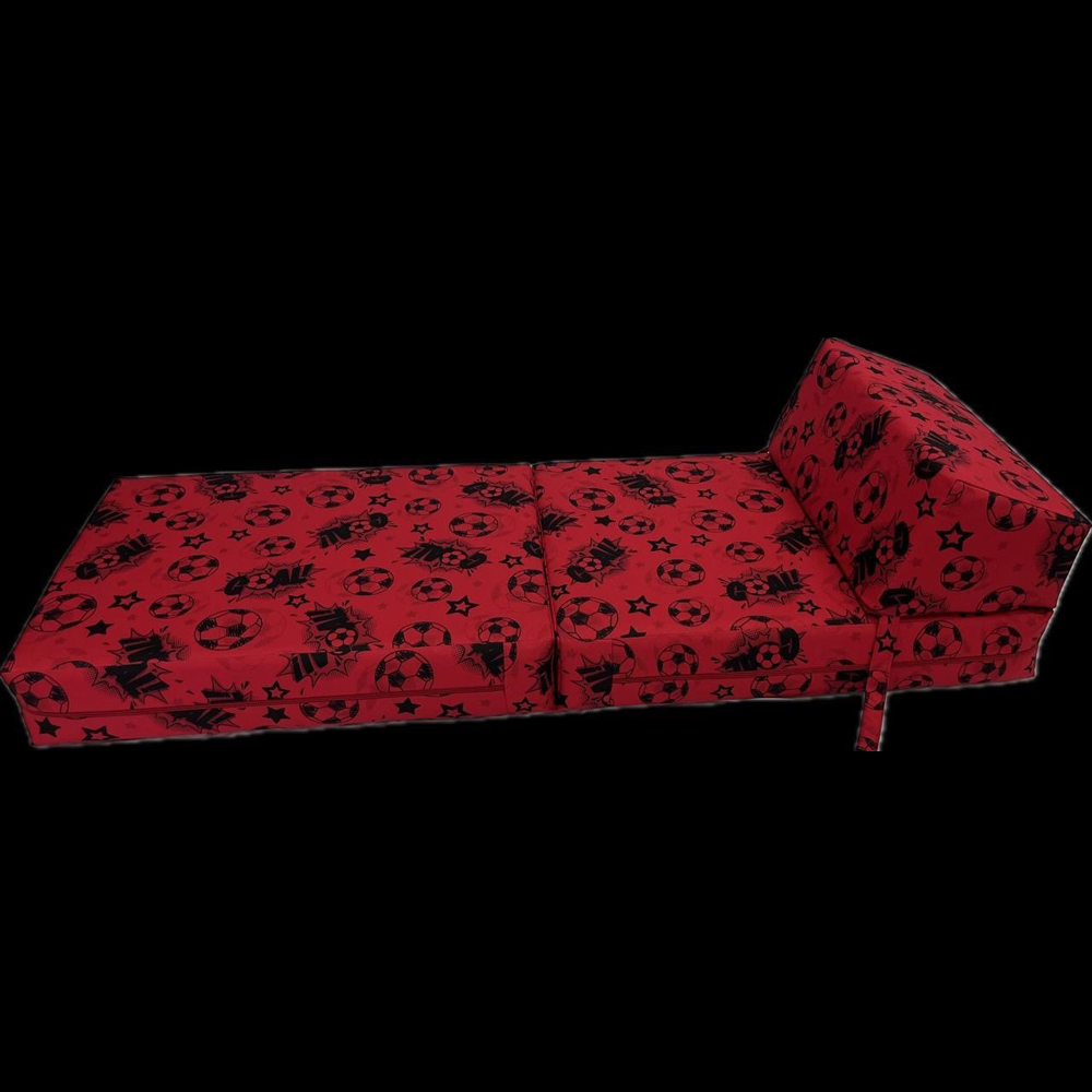 Kaikoo Single Goal Print Foldable Chair Bed Image 2