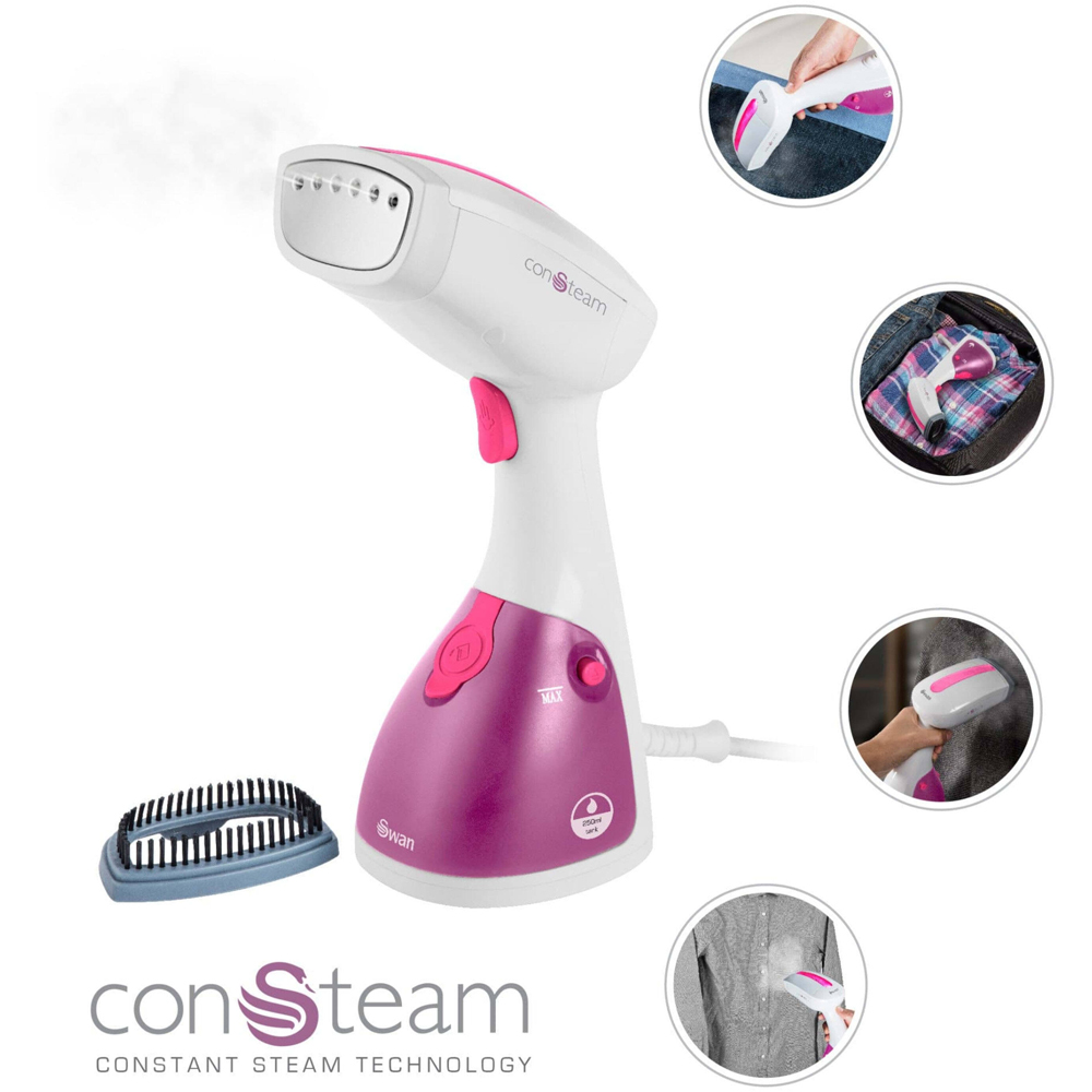 Swan SI12020N White Handheld Garment Steamer 1100W Image 7
