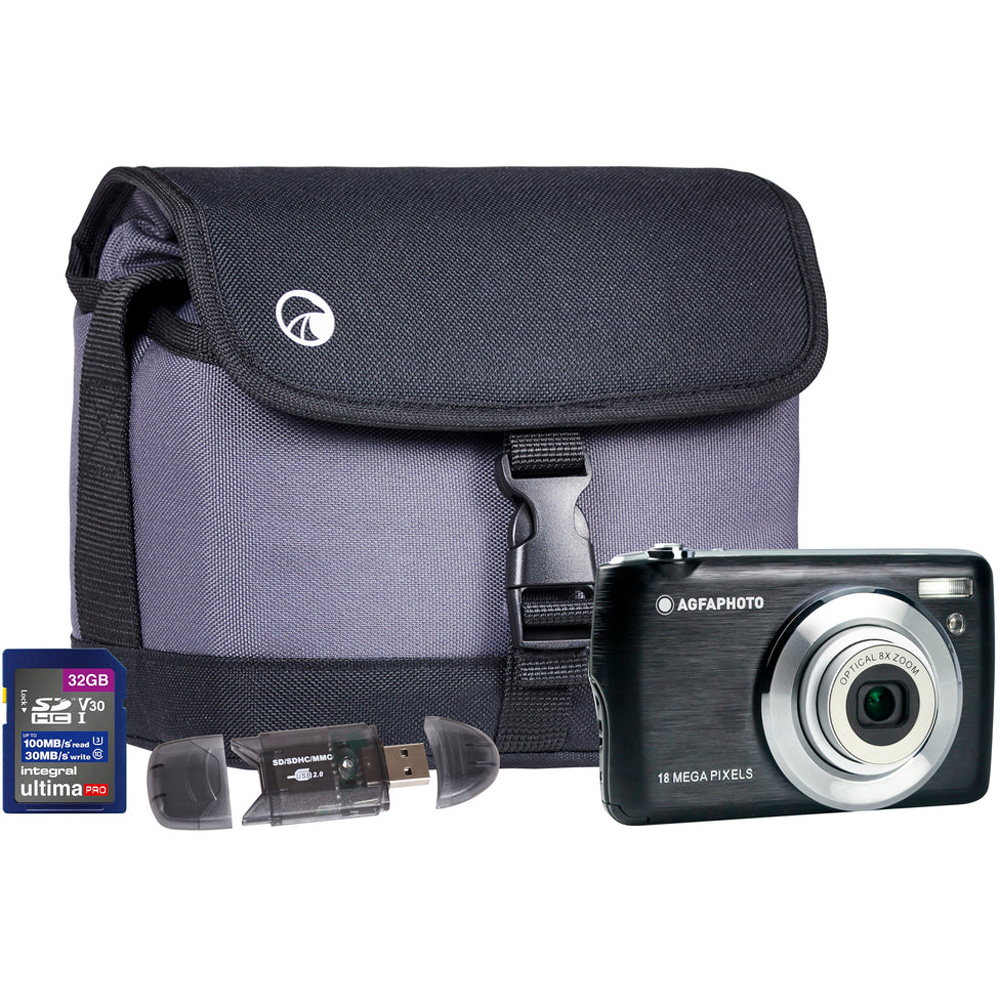 Agfa Black Photo Realishot DC8200 Compact Digital Camera Kit Image 1