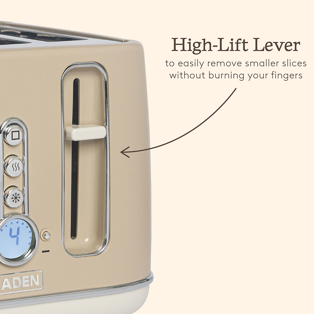 Haden Dorchester 212887 Cashmere 4 Slice Toaster Image 7