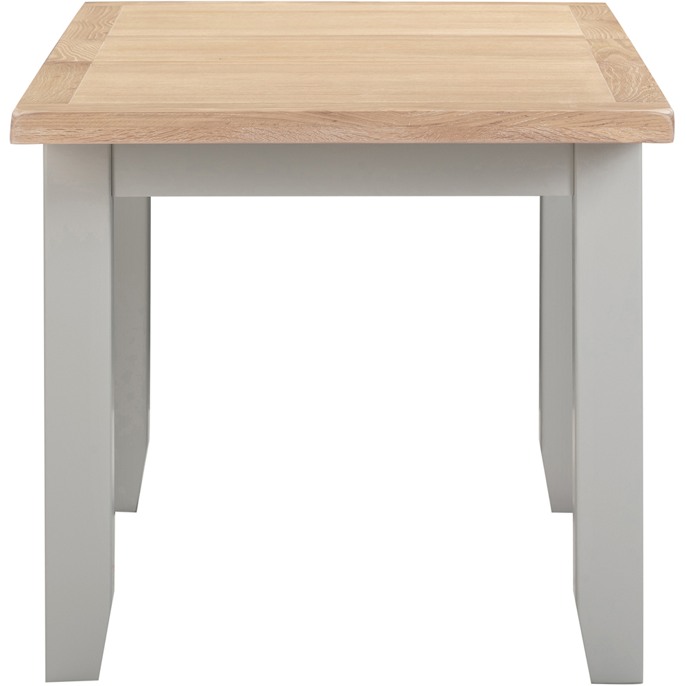 Seconique Windsor 8 Seater 120-150cm Extending Dining Table Pebble Grey and Oak Image 5