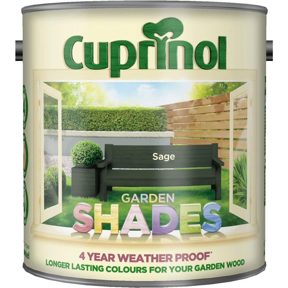 Cuprinol Garden Shades Paint - Sage / 2.5l Image 2