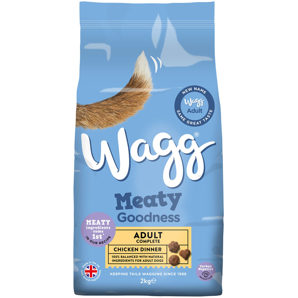 Wagg Meaty Goodness Adult Complete Chicken Dinner Dog Food 2kg Image 1