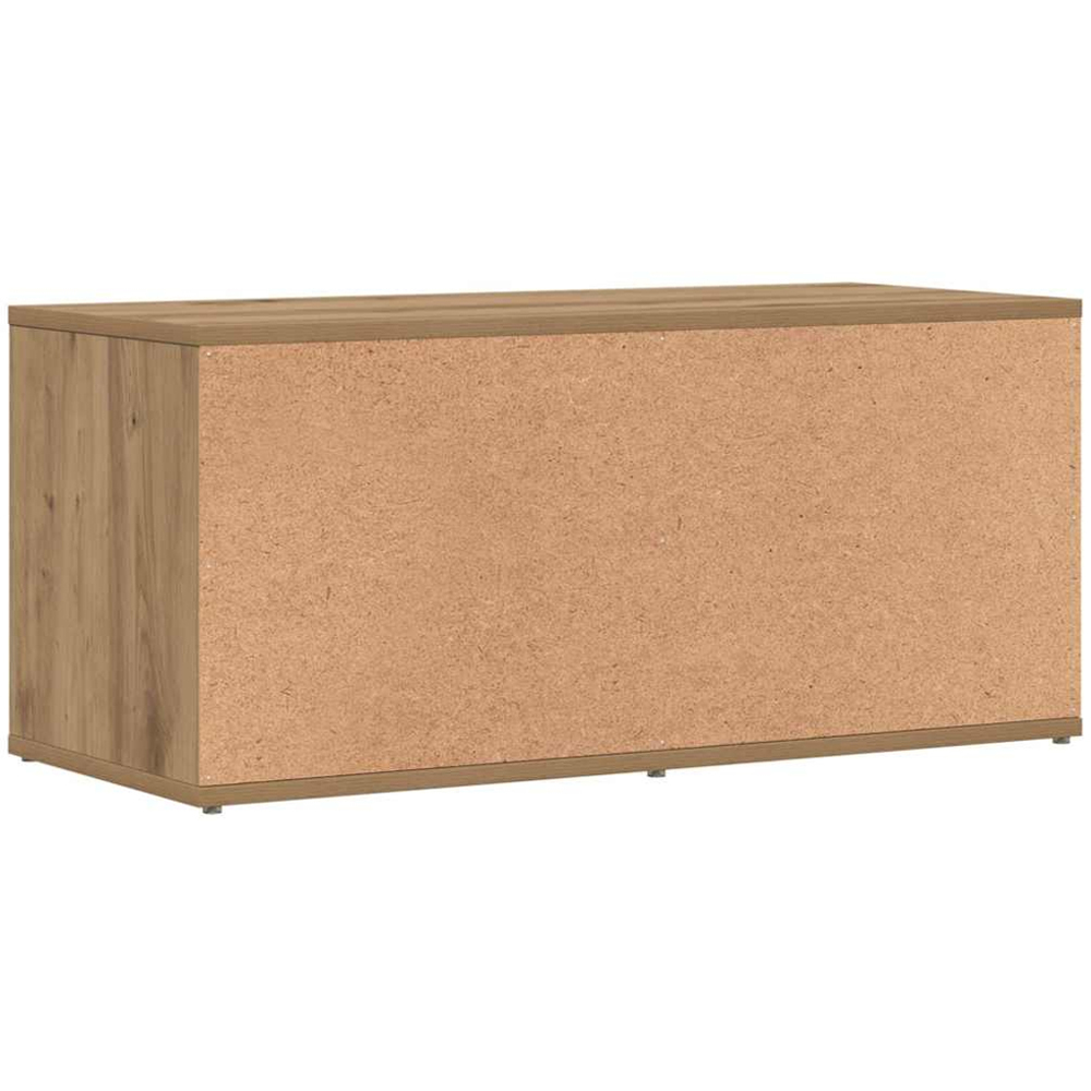 vidaXL Single Door 2 Drawer Artisan Oak TV Cabinet Image 7