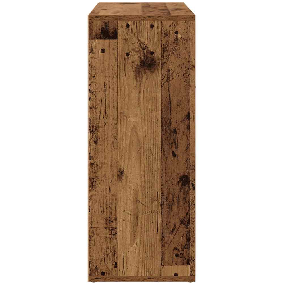 vidaXL 2 Door Single Drawer Old Wood Sideboard Image 6