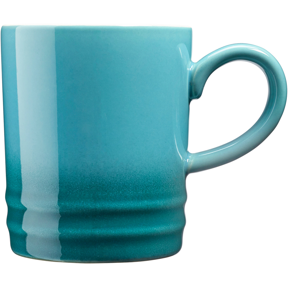 Cooks Professional Teal Stoneware Coffee Mugs 4 Pack Image 3