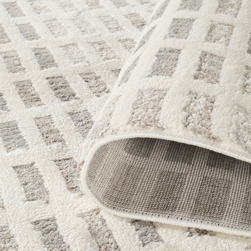 Desire Rugs Mabel Stone Grid Design Rug 120 x 170cm Image 4