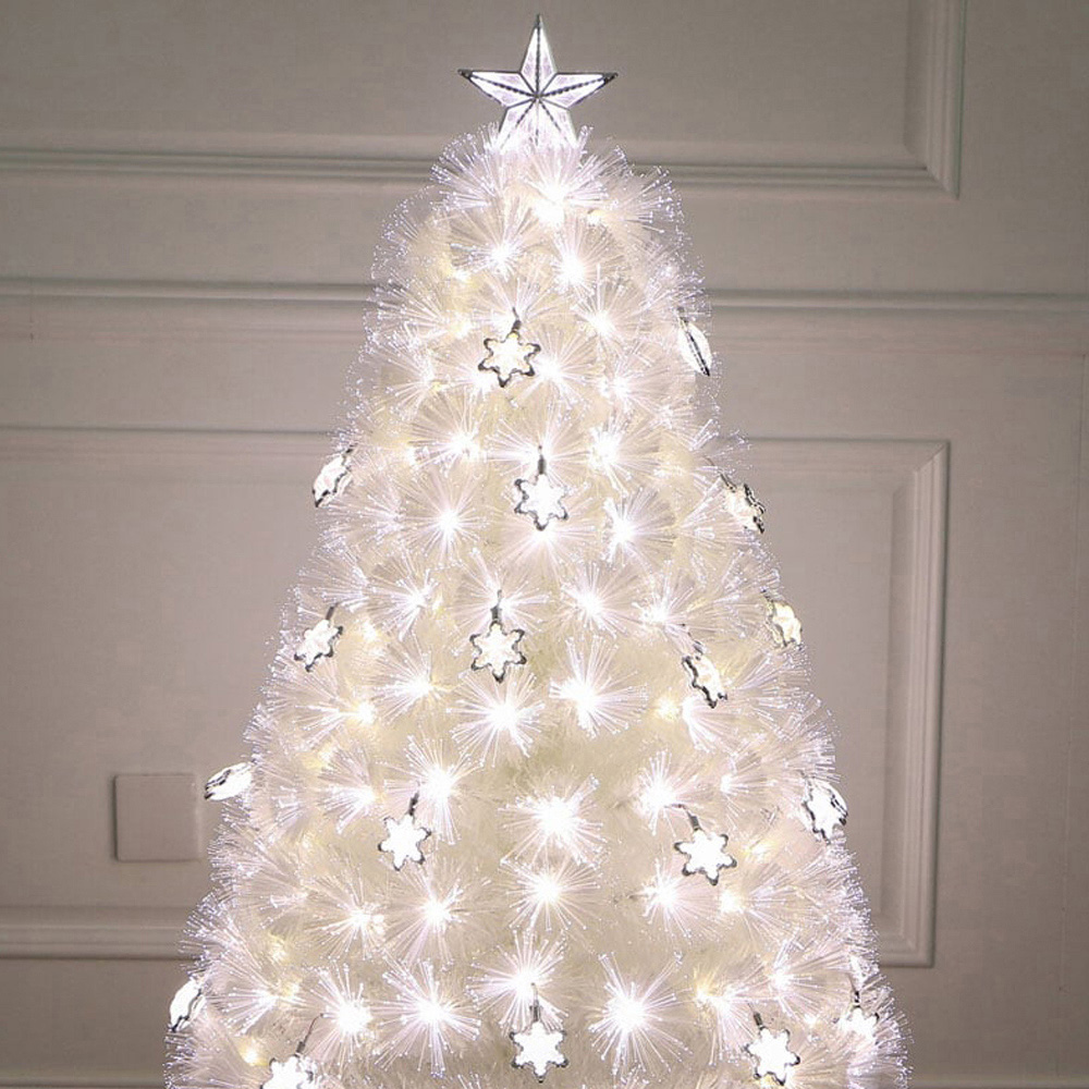 White Fibre Optic Tree Image 3