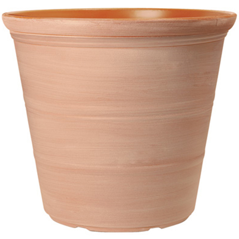 Jack Stonehouse Terracotta Effect Recycled Plastic Planter 47cm Image 1