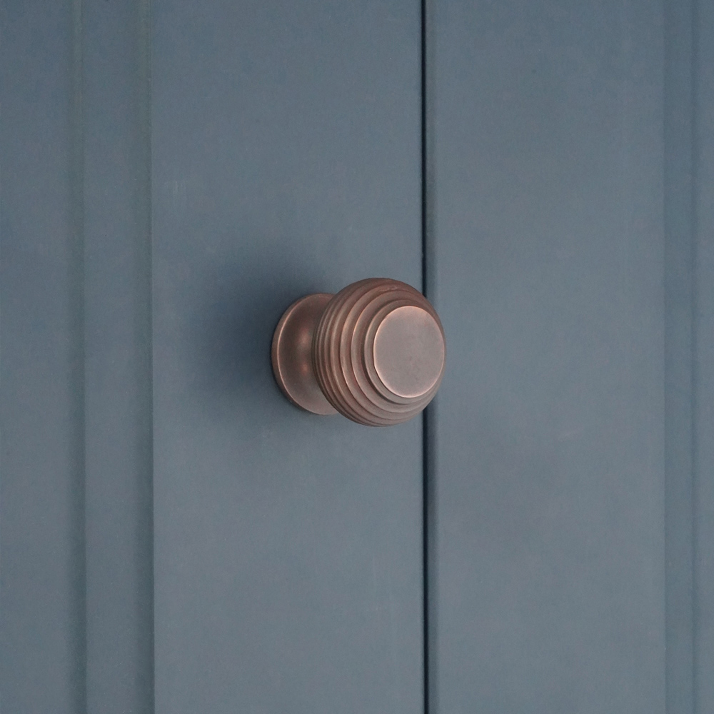 Spira Brass Beehive Aged Bronze Small 32mm Cupboard Knob Image 2