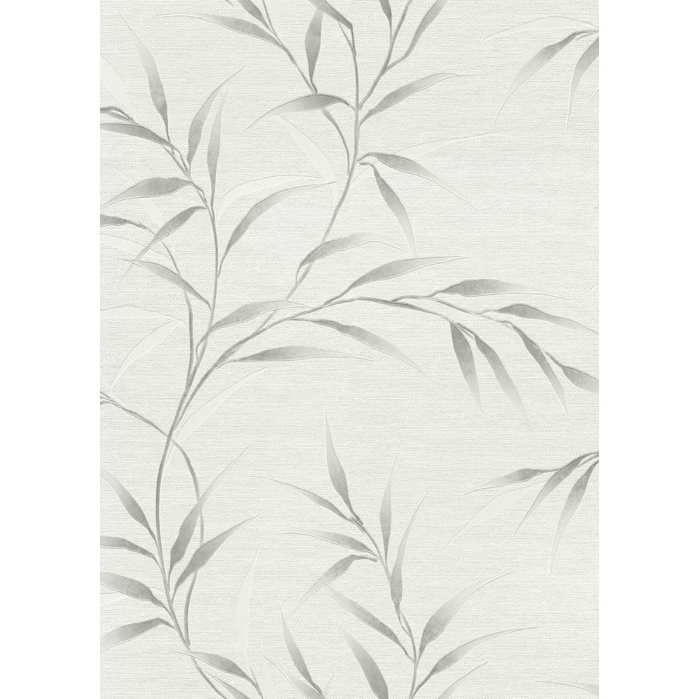 Erismann Yamato Light Grey Vinyl Wallpaper Image 4