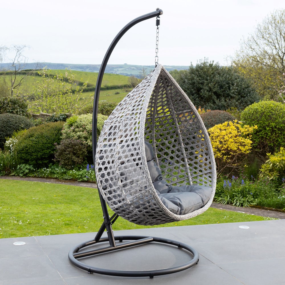 Artemis Home Oakley Dark Grey Swing Chair Image 2