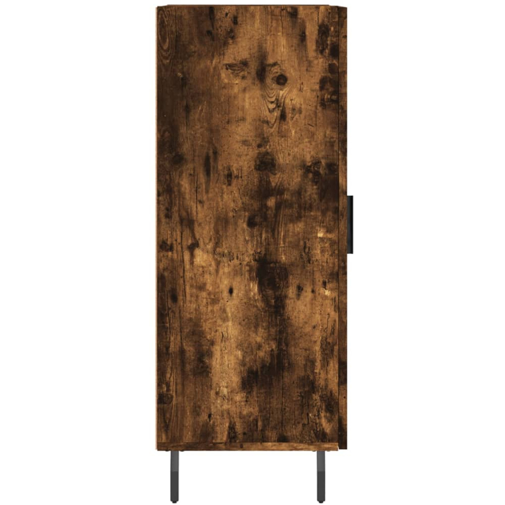 vidaXL Single Door Smoked Oak Sideboard Image 7