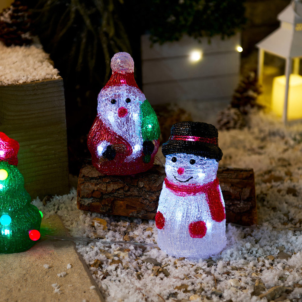 Set of 4 Acrylic Christmas Characters Image 3