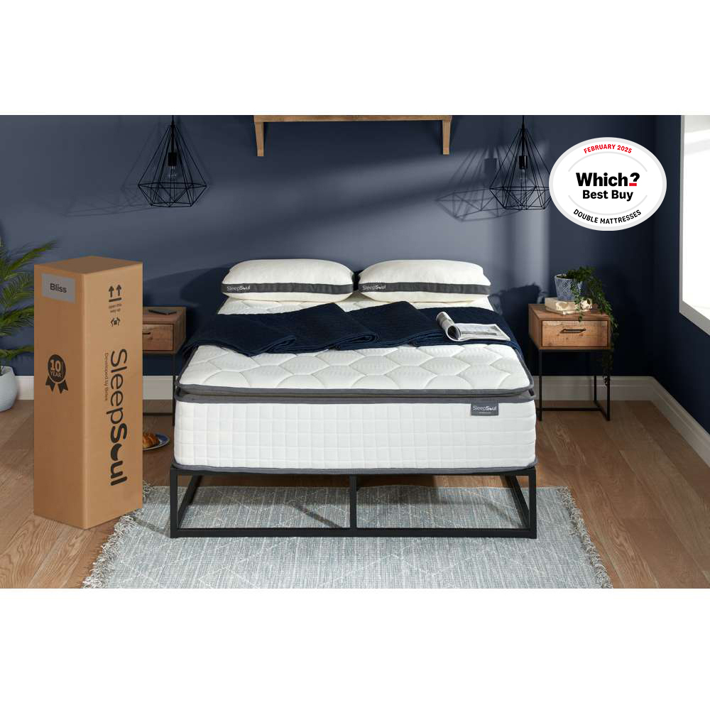 SleepSoul Bliss Super King Size Pocket Spring Memory Foam Mattress Image 6