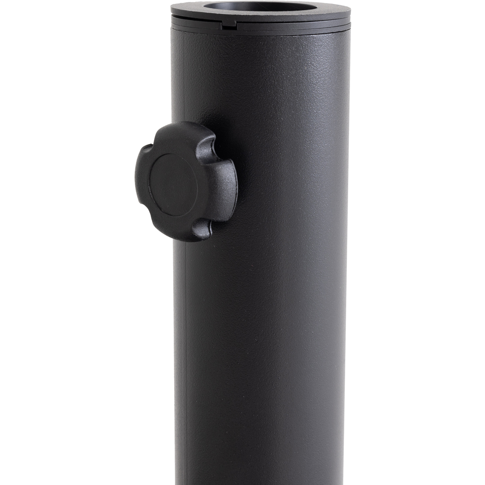 Charles Bentley Black Square Concrete Parasol Base 25kg Image 6