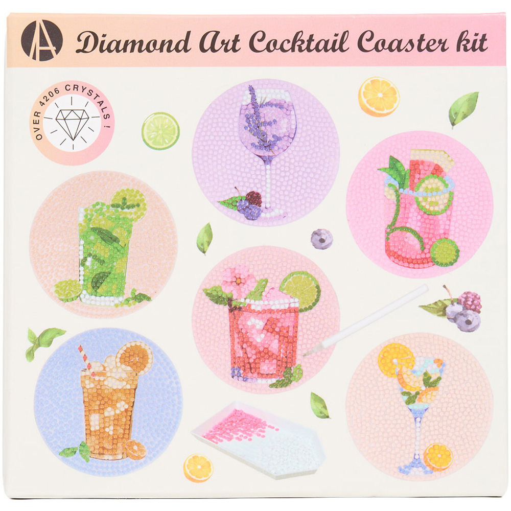 Diamond Art Cocktail Coaster Kit Image 2