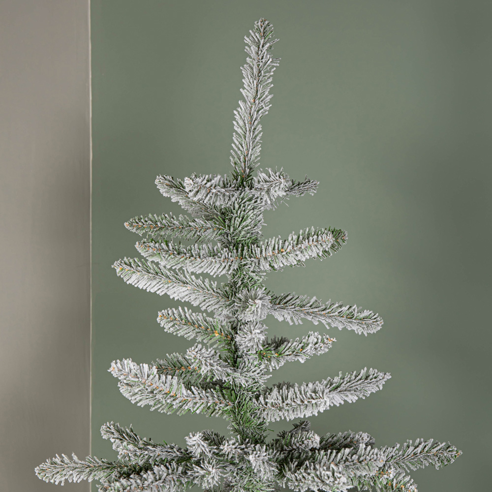Samuel Alexander Snowy Green and White Everlands Liberty Spruce Artificial Christmas Tree 7ft Image 3