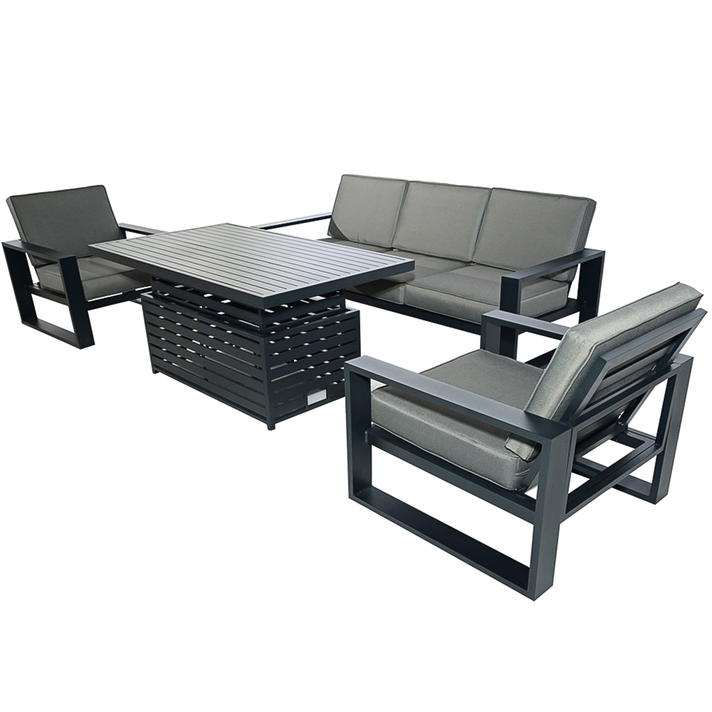 Furniture One 6 Seater Aluminium Garden Dining Set Image 7