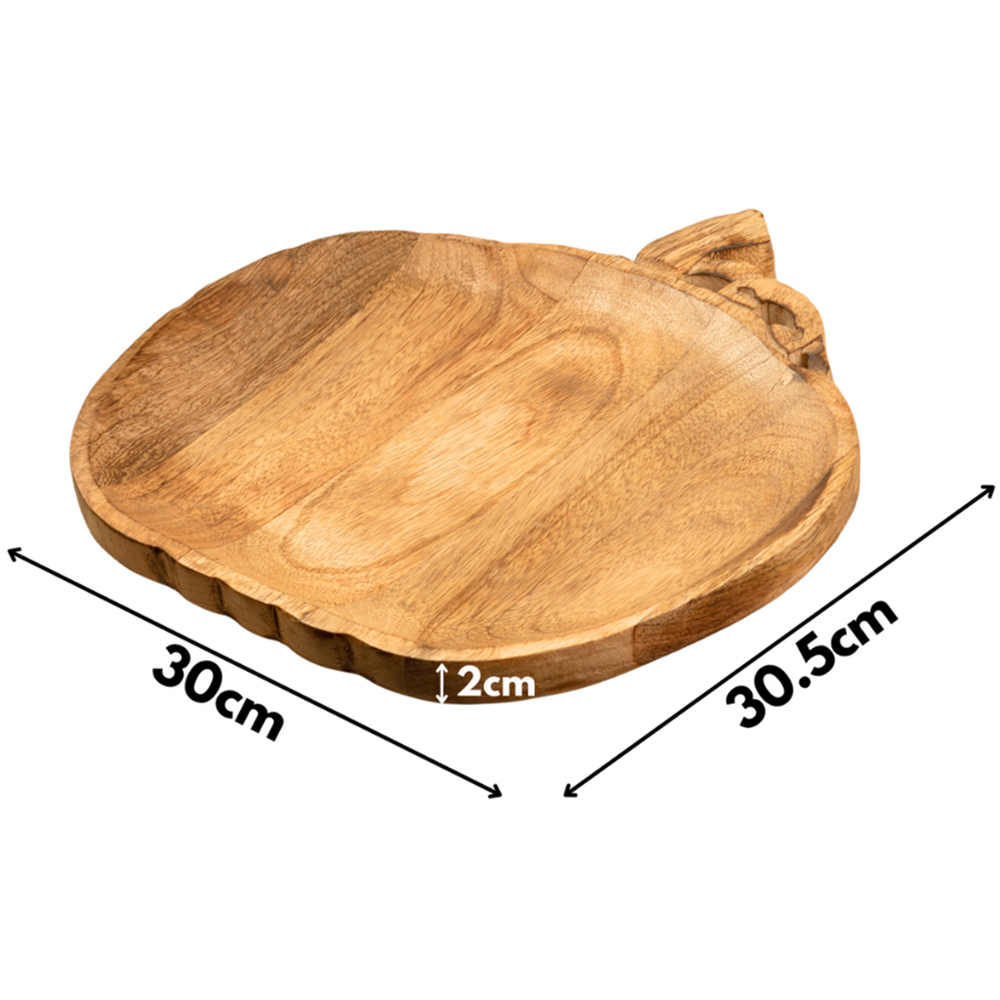 Garden Mile Wooden Large Pumpkin Tray Image 7