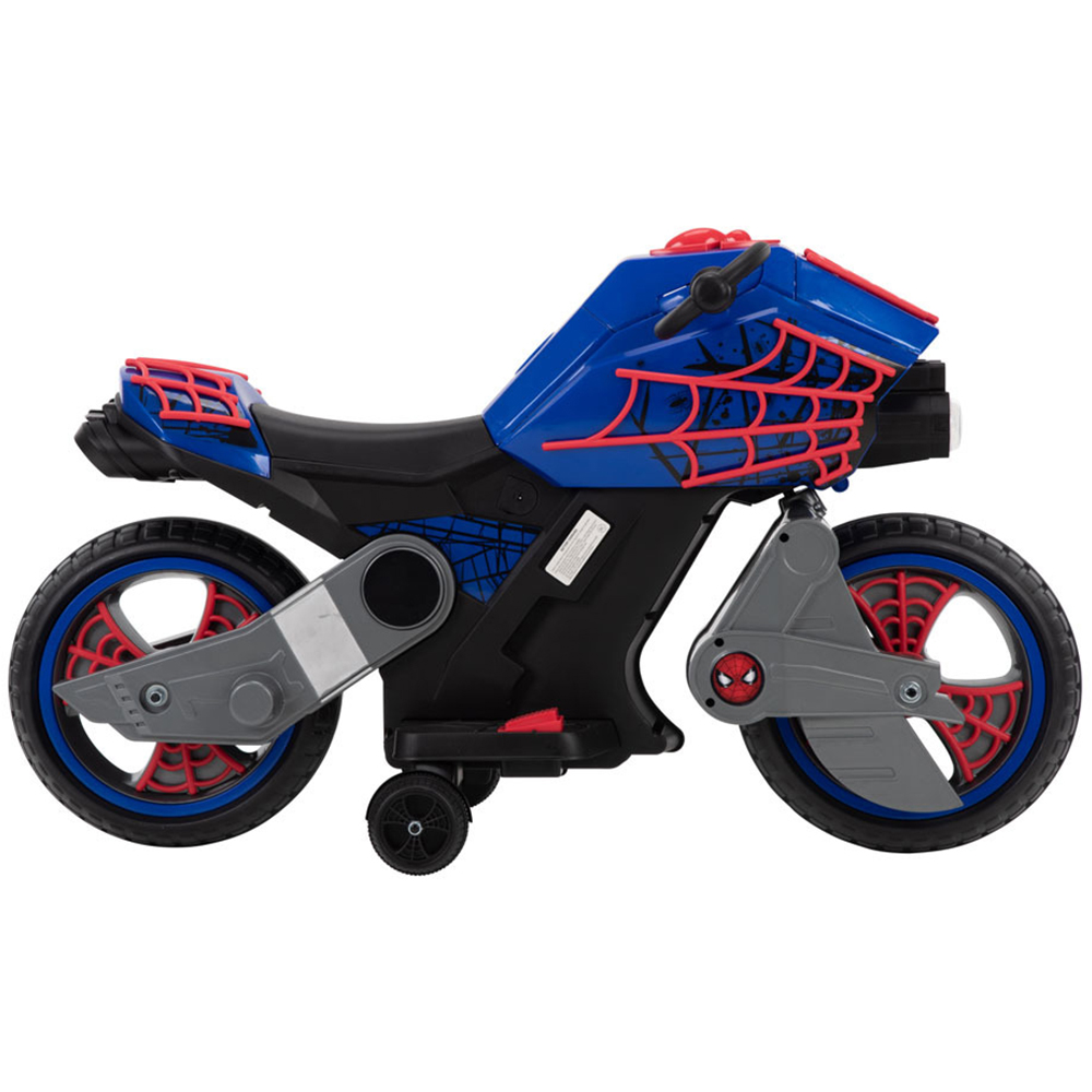 Huffy Marvel Comics Spider-Man Motorcycle Electric Children's Ride-on Blue Image 3