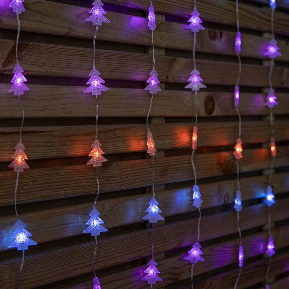 Samuel Alexander FlexiBrights 108 Rainbow LED Christmas Tree Curtain Lights 1.2 x 1.2m Image 4