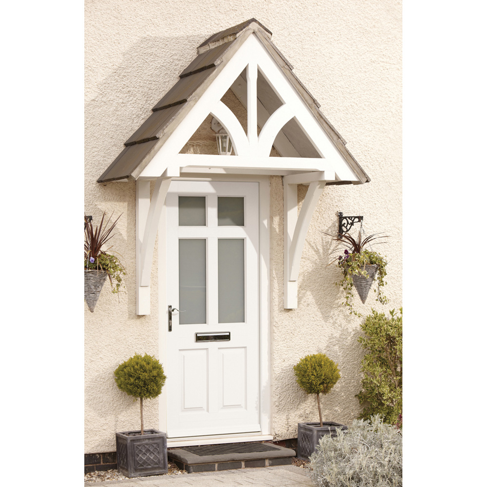 Ronseal 2 in 1 10 Year Weatherproof White Satin Primer Wood Paint 2.5L Image 5