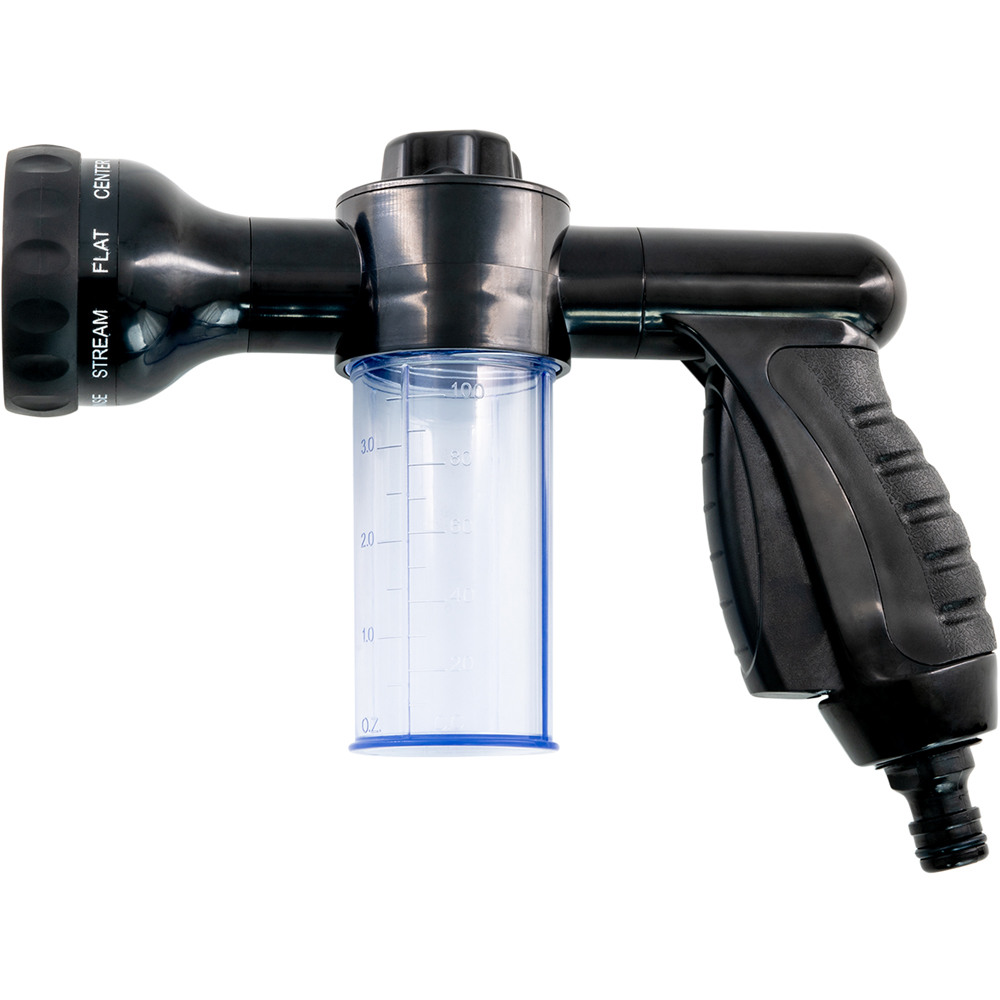 wilko Black 8 Mode Garden Hose Spray Gun with AntiSlip Handle Wilko