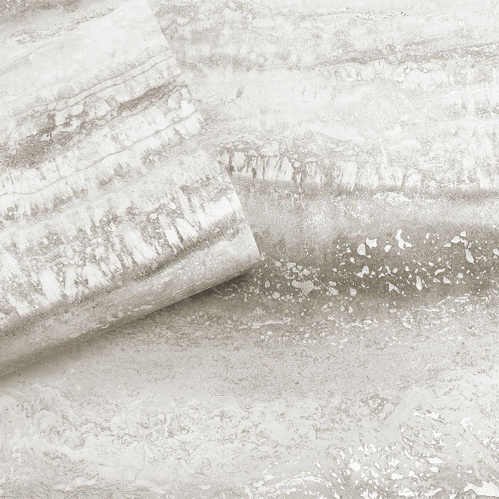 Muriva Semper Marble Greige Wallpaper Image 2