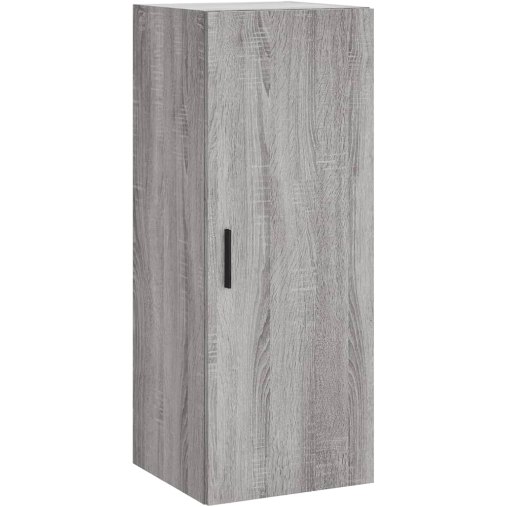 vidaXL 2 Door Grey Sonoma Highboard with Metal Legs Image 5