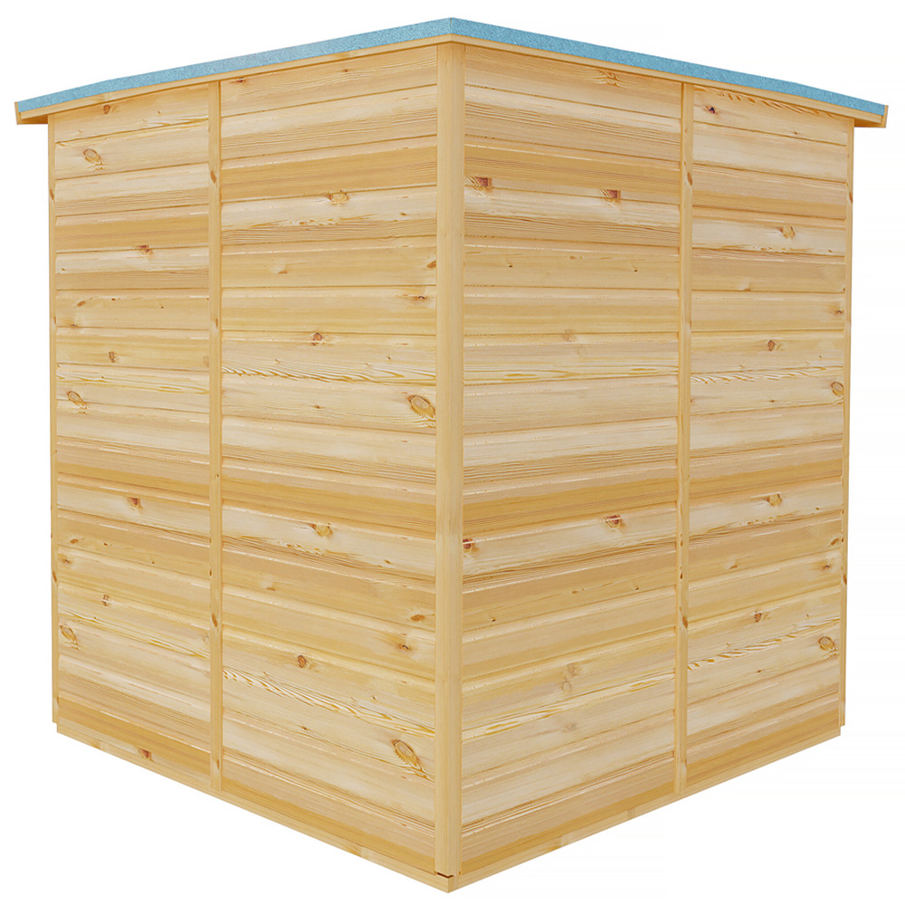 Shire Ramsey 6 x 6ft Shiplap Pent Corner Garden Summerhouse Image 3