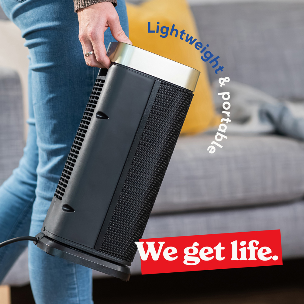 Russell Hobbs RHCTH2002G Black and Gold Square Ceramic Heater with Digital Display 2000W Image 7