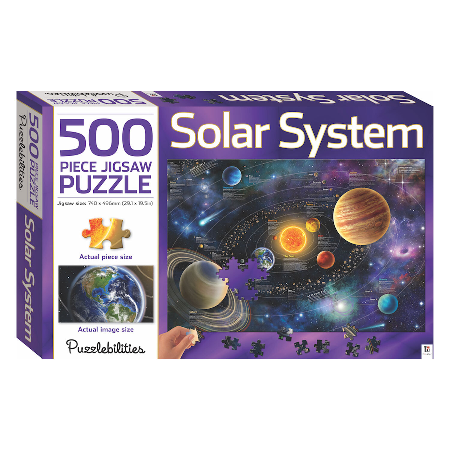 Hinkler 500 Piece Solar System Jigsaw Puzzle Image