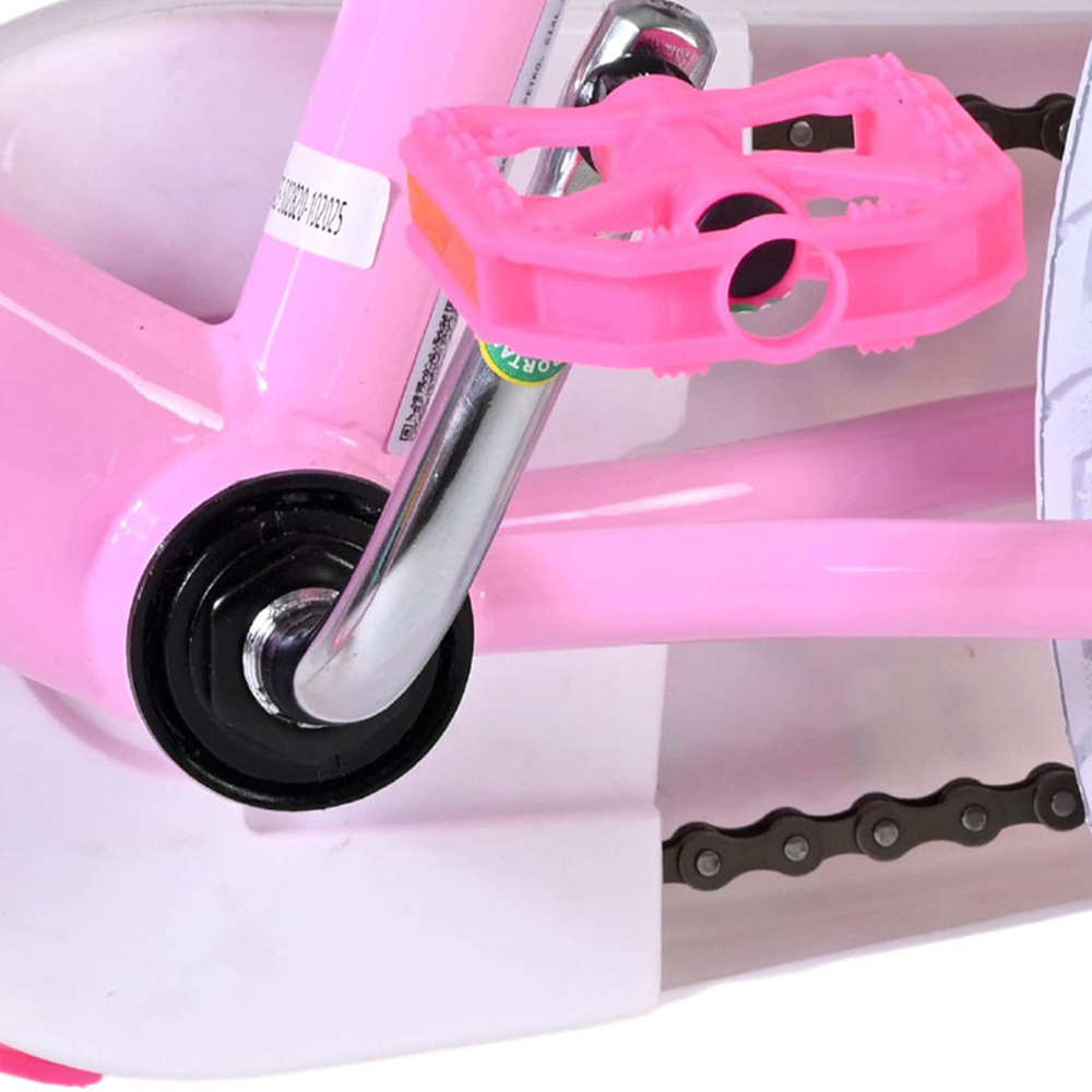 Volare Paw Patrol Kids 16 inch Multicolour Bike with Stabilisers and Basket Image 9