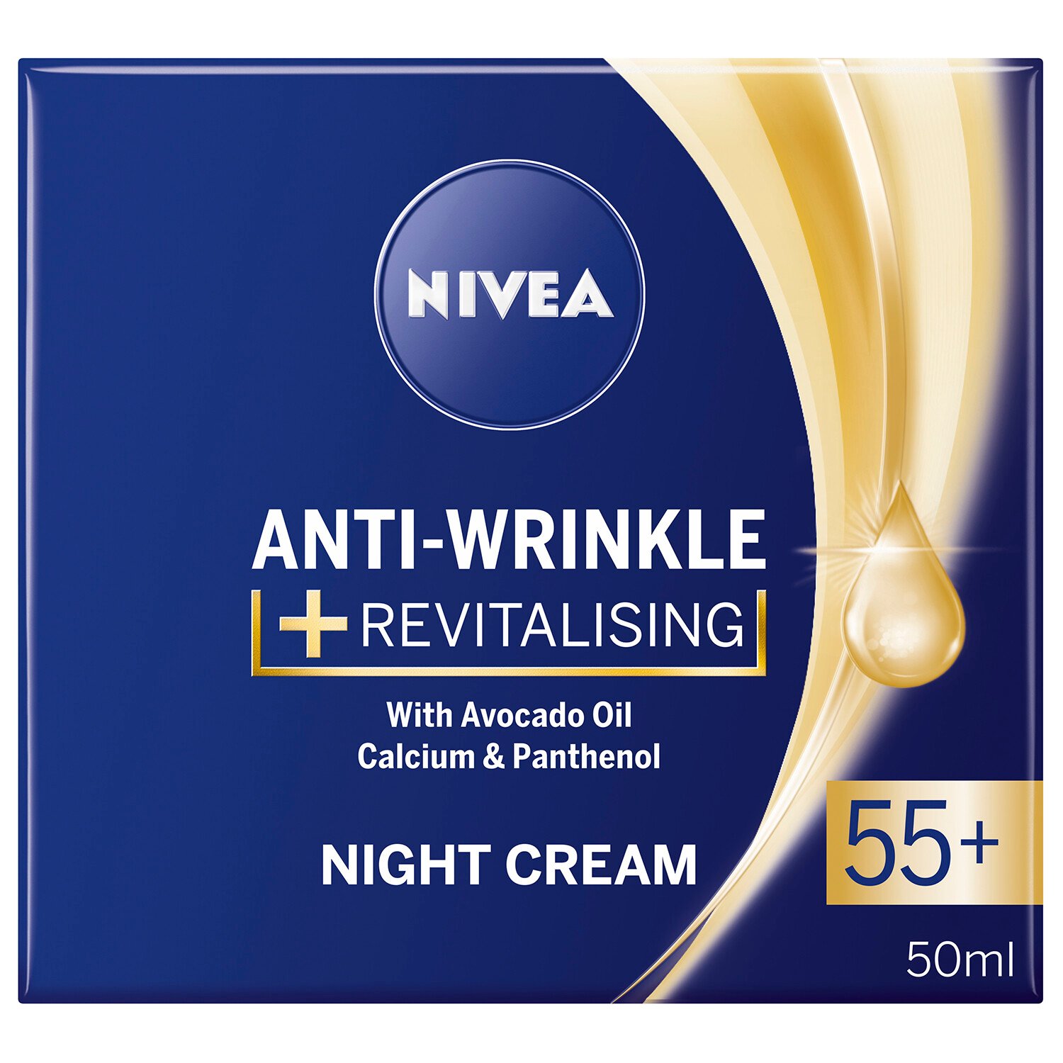 Nivea Anti Wrinkle and Revitalising Night Cream 50ml Image