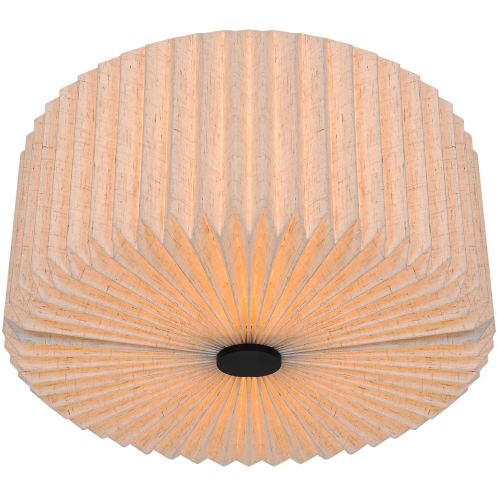 Nordlux Vivienne Black Pleated Ceiling Light Image 3