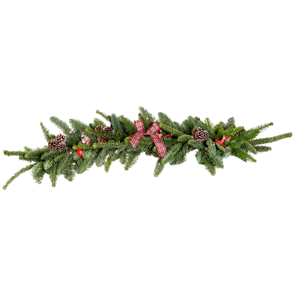 wilko Wreath Garland and Potted Norway Spruce Christmas in a Box Pack Image 4