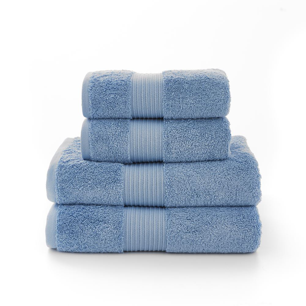 Deyongs Bliss Pima Cobalt Bath Sheet Image 3