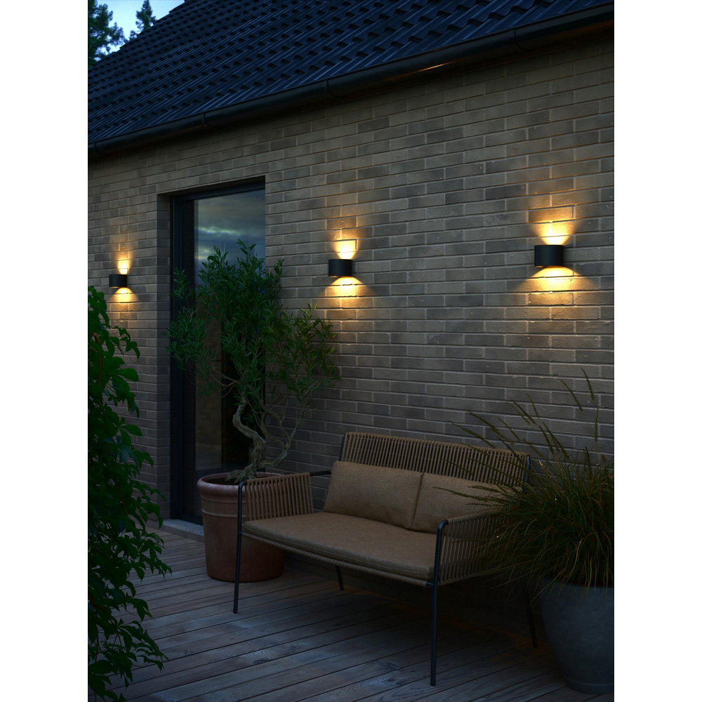 Nordlux Milda Black Outdoor Wall Light Image 2