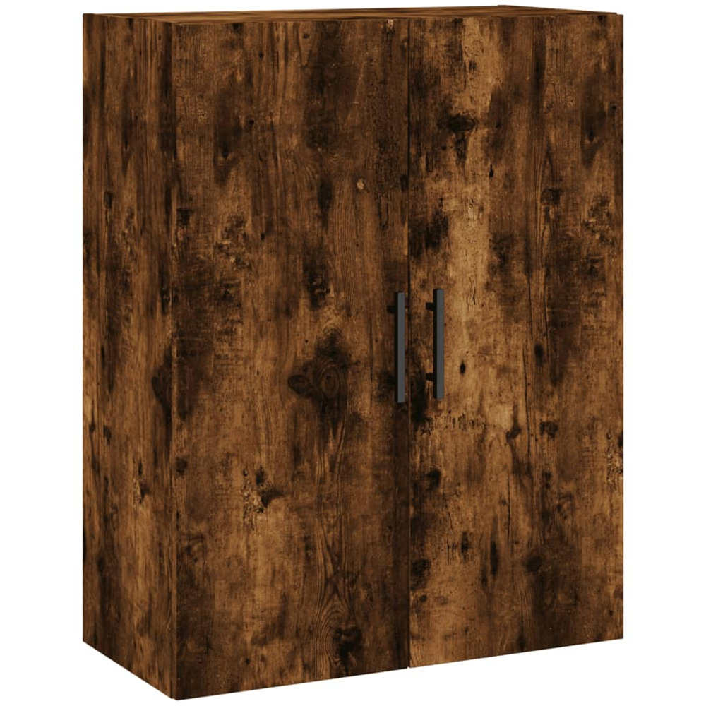 vidaXL 2 Door Smoked Oak Wall Mounted Cabinet Image 2