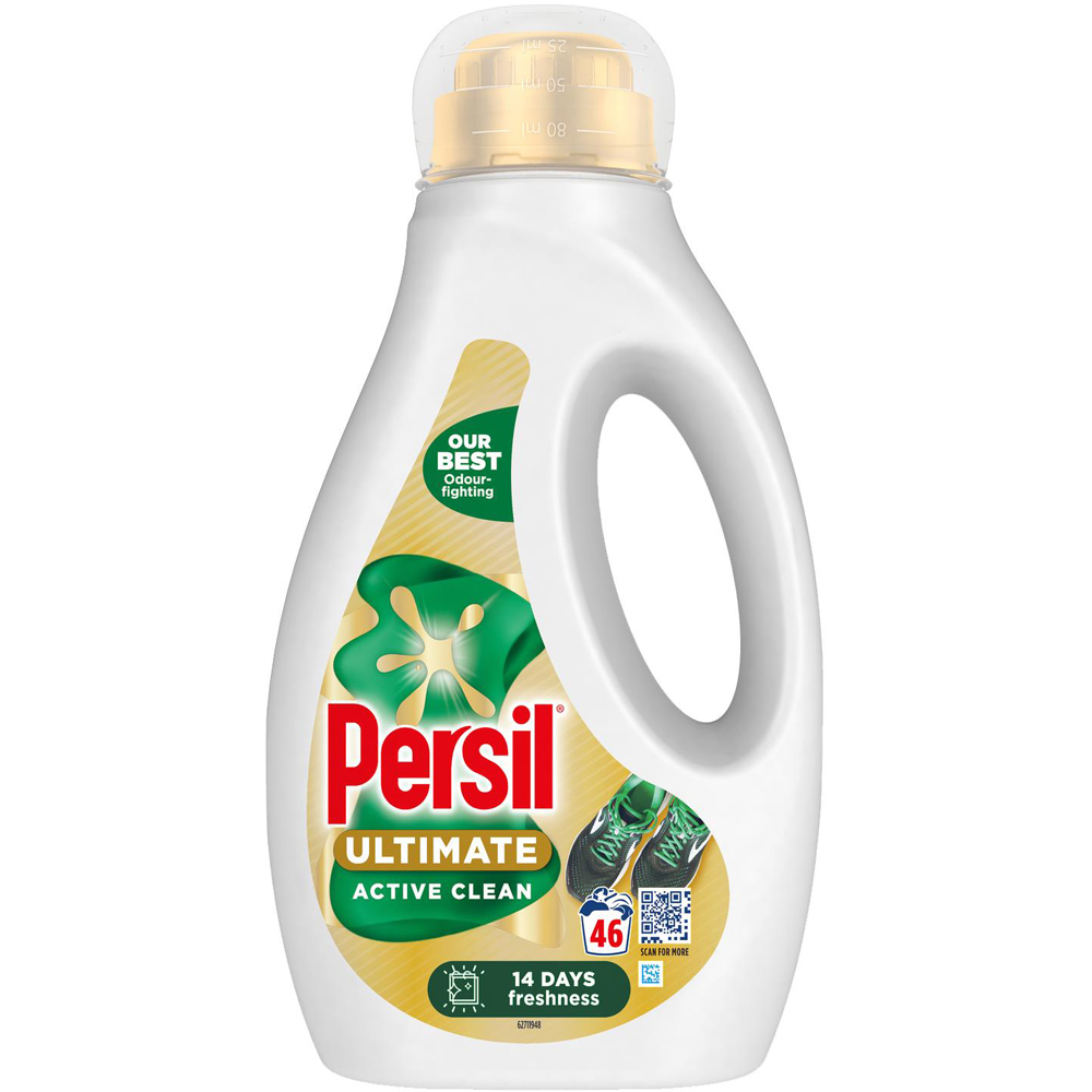 Persil Ultimate Active Clean Liquid Detergent 46 Washes 1.242L 3 Pack Image 2