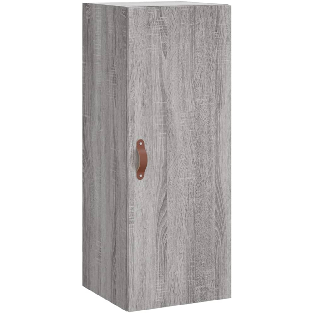 vidaXL Single Door 2 Drawer 2 Shelf Grey Sonoma Highboard Image 7