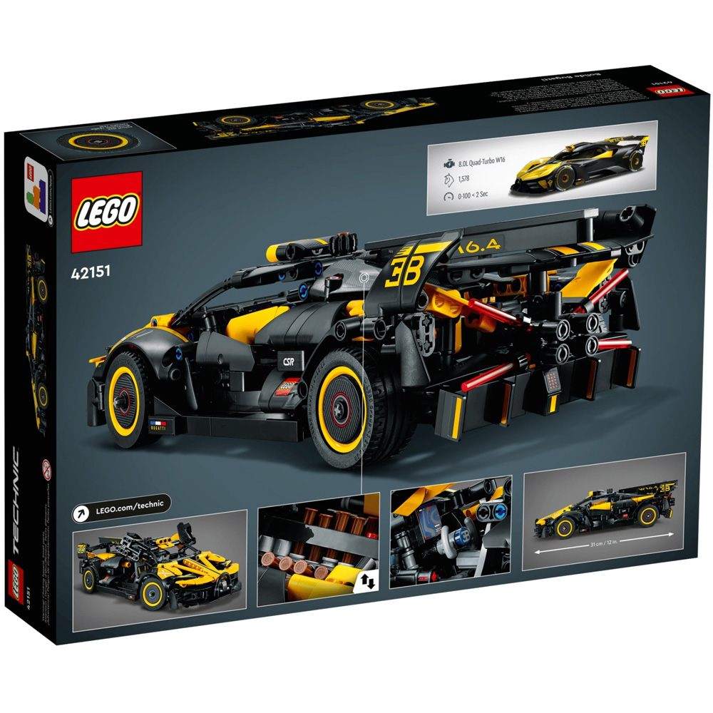 LEGO Technic 42151 Bugatti Bolide Set 905-Piece Image 6