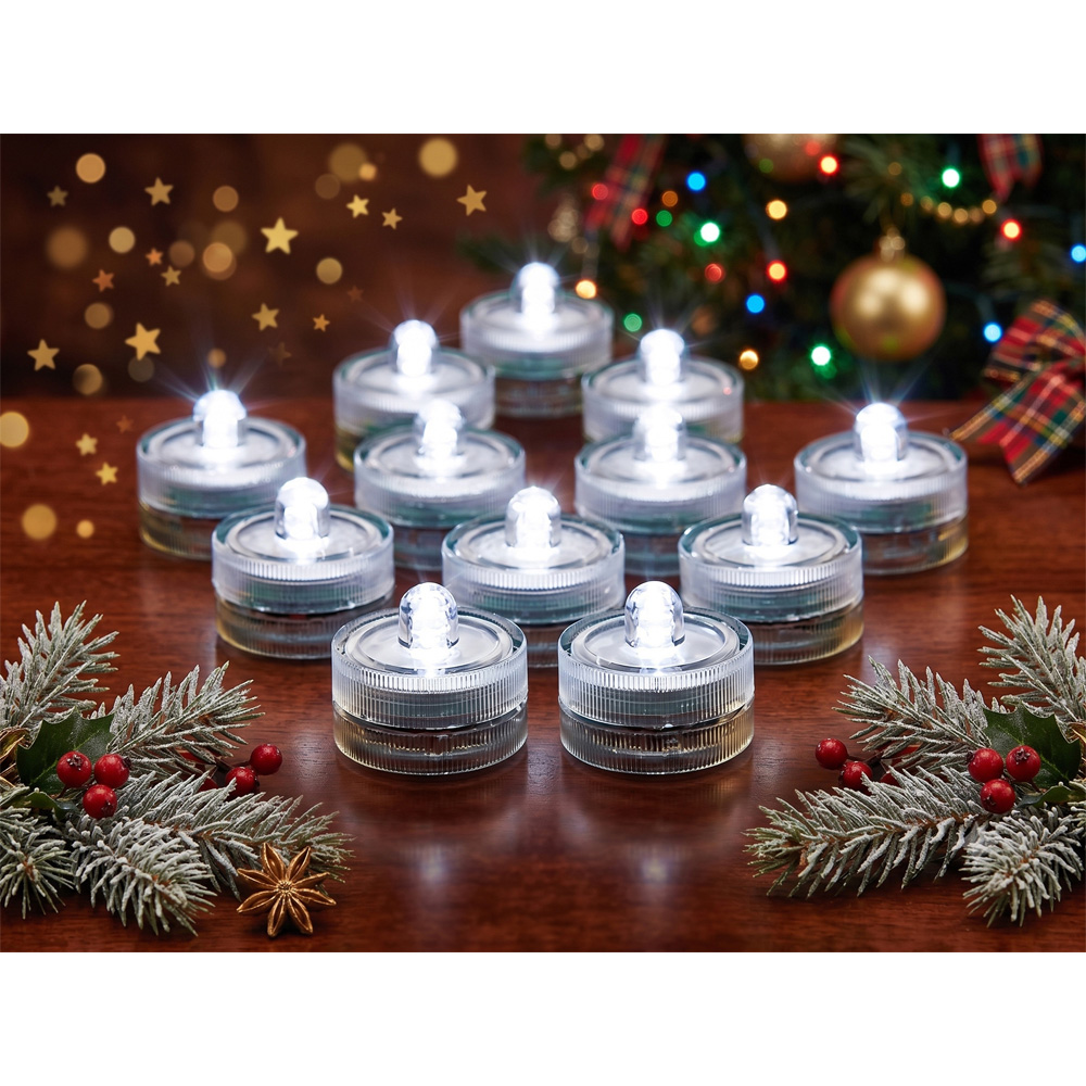 Avilo Battery Operated Tealight 12 Pack Image 3