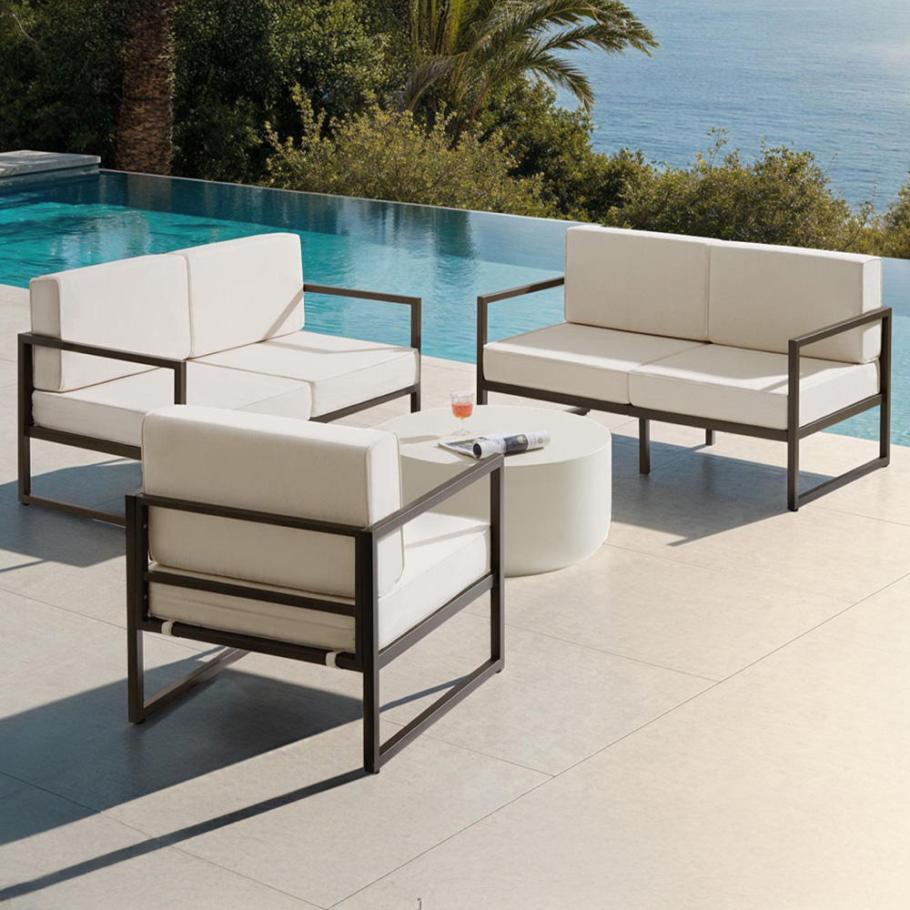 tectake Comosa 5 Seater Garden Sofa Set with Cushion Image 1